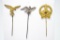 (3) German Stick Pins