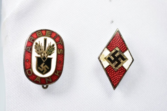 (2) German Pins