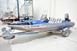 1989 Blue Fin, 15' Fishing Boat With Trailer