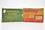 (2) Boxes Of Vintage Ammo & Brass (SELLS TOGETHER)