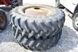 (2) Firestone 18.4-34 Tires on Rims