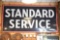 Standard Service Gas Station Porcelain Sign