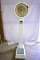 1920s National Novelty Lillipop Porcelain Penny Scale w/ Badge