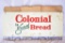 Colonial Bread Paper Bag Holder / Sign