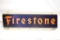 1940s Firestone Tire Metal Sign