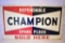 Champion Spark Plugs Garage Sign