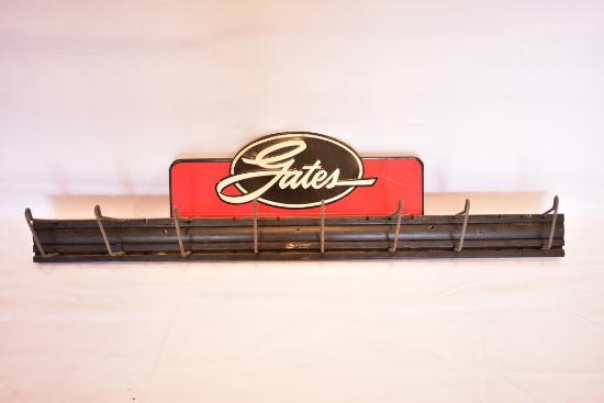 Gates Belt Rack w/ Sign