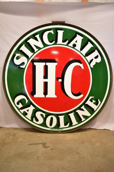 1956 Sinclair H-C Gasoline Gas Station Sign in Hanger