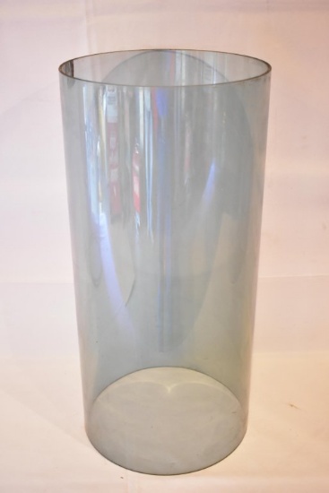 12" x 26 Glass Gas Pump Cylinder - Blue Tint