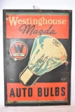 1945 Westinghouse Auto Bulbs / Lamps Sign