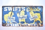 Swifts Chicks Sign - Centerville, Iowa