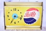 1960s Lighted Pepsi Cola Clock