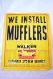 Walker Muffler Molded Plastic Sign