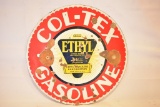 Coltex Gasoline Porcelain Sign