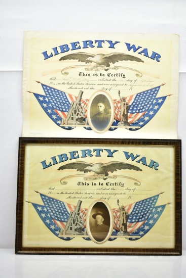 (2) WWI Liberty War Certificates