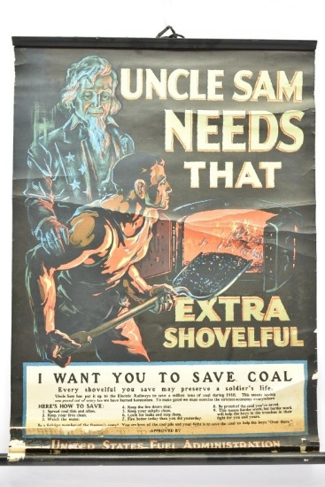 WWI Uncle Sam Propaganda Poster