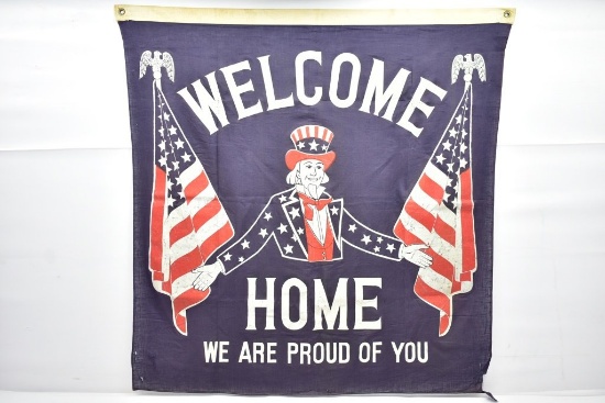 WWII "Welcome Home" Banner