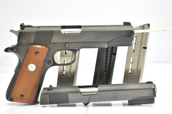 1975, Colt Conversion, Government/ MK IV/ Series 70, 38 Super Auto & 22 LR Cal., Semi-Auto