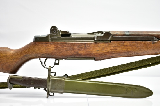 WWII, 1943, U.S. (Springfield), M1 Garand, 30 Cal., Semi-Auto W/ Bayonet