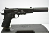 New ATI, GSG 1911, 22 LR Cal., Semi-Auto W/ Case & AD OPS Faux Suppressor