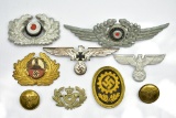 WWII German Nazi Uniform Pins/ Buttons