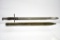 WWI, Swiss Model 1914 Pioneer Sawback Bayonet W/ Scabbard