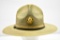 Circa 1920's US Army Straw Campaign Hat