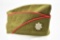 US Army Green Wool Garrison Cap W/ Lieutenant Colonel Oak Leaf