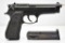 Beretta, Model 92FS, 9mm Para cal., Semi-Auto W/ Extra Magazine