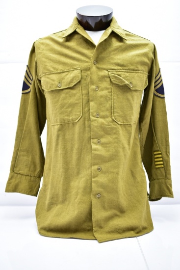 WWII U.S. Army, Staff Sergeant's, Wool Uniform Shirt