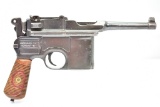 1920's German Mauser, Model 1896 Bolo, 9X19mm Cal., Semi-Auto