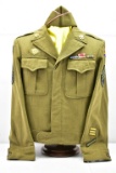 WWII/ Korea, US 7th Army, 94th Inf. Div., Staff Sergeant Jacket W/ Garrison Cap