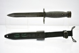 Vietnam War Era, U.S. M7 BOC Bayonet W/ M10 Scabbard