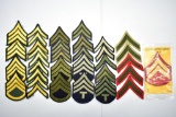 (34) U.S. Military Rank Patches (Sells Together)