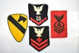 (4) U.S. Military Patches (Sells Together)