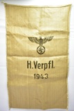 WWII German Burlap Grain/ Supply Sack - 48