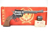 1975, Ruger, Single-Six New Model, 22 LR & Mag Cal., Revolver W/ Box & paperwork,