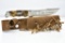 Vintage White Tail Cutlery Hunting Knife With Sheath