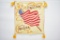 Circa WWII Hand Stitched Flag Pillow Case