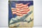 WWII Flag/ Planes Poster (On Thin Cardboard)