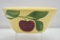 Early Watt Pottery #601 3-Leaf Apple Bowl