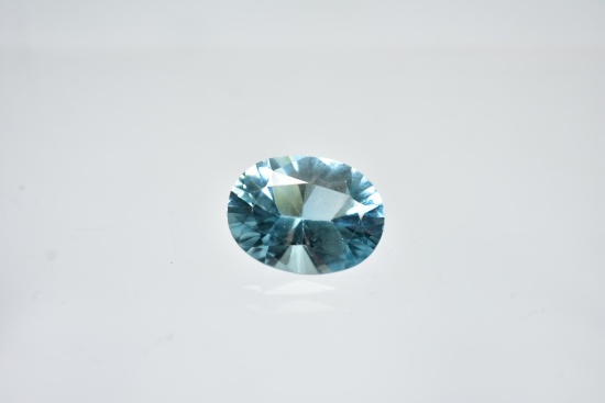 9.90 Carat Blue Topaz Gem Stone With Certificate Of Appraisal