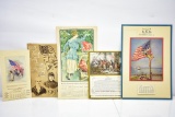 (5) Early Advertising Calendars - 1912, 1917, 1918 & 1919 (Sells Together)