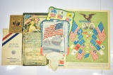 (7) Circa WWI Advertising & Paper Items (Sells Together)