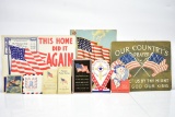 (10) WWII Patriotic Items (Sells Together)