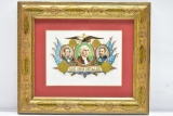 Framed Los Inmortales Cigar Box Label - Litho