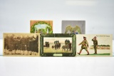 (5) Early 1900's Military Postcards (Sells Together)