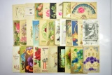 (30) Early 1900's Birthday Postcards (Sells Together)