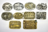 (10) 1980's Case-IH Limited Edition Belt buckles (Sells Together)