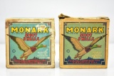 (2 Full) Vintage Boxes Of Monark 12 Ga. Shells (Sells Together)
